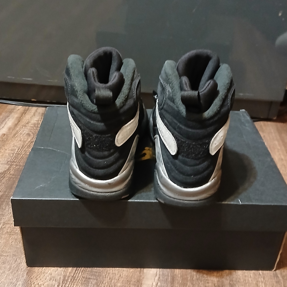 Jordan Black and White Sneakers